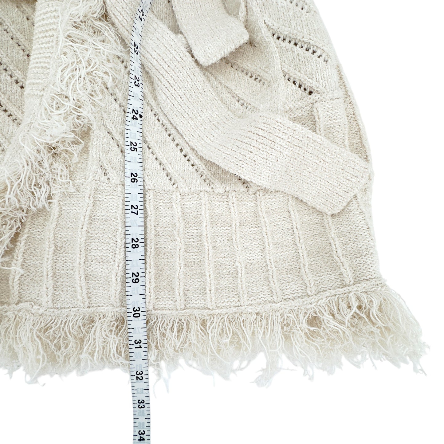 GOLDEN GOOSE Journey Knit Belted Cardigan M