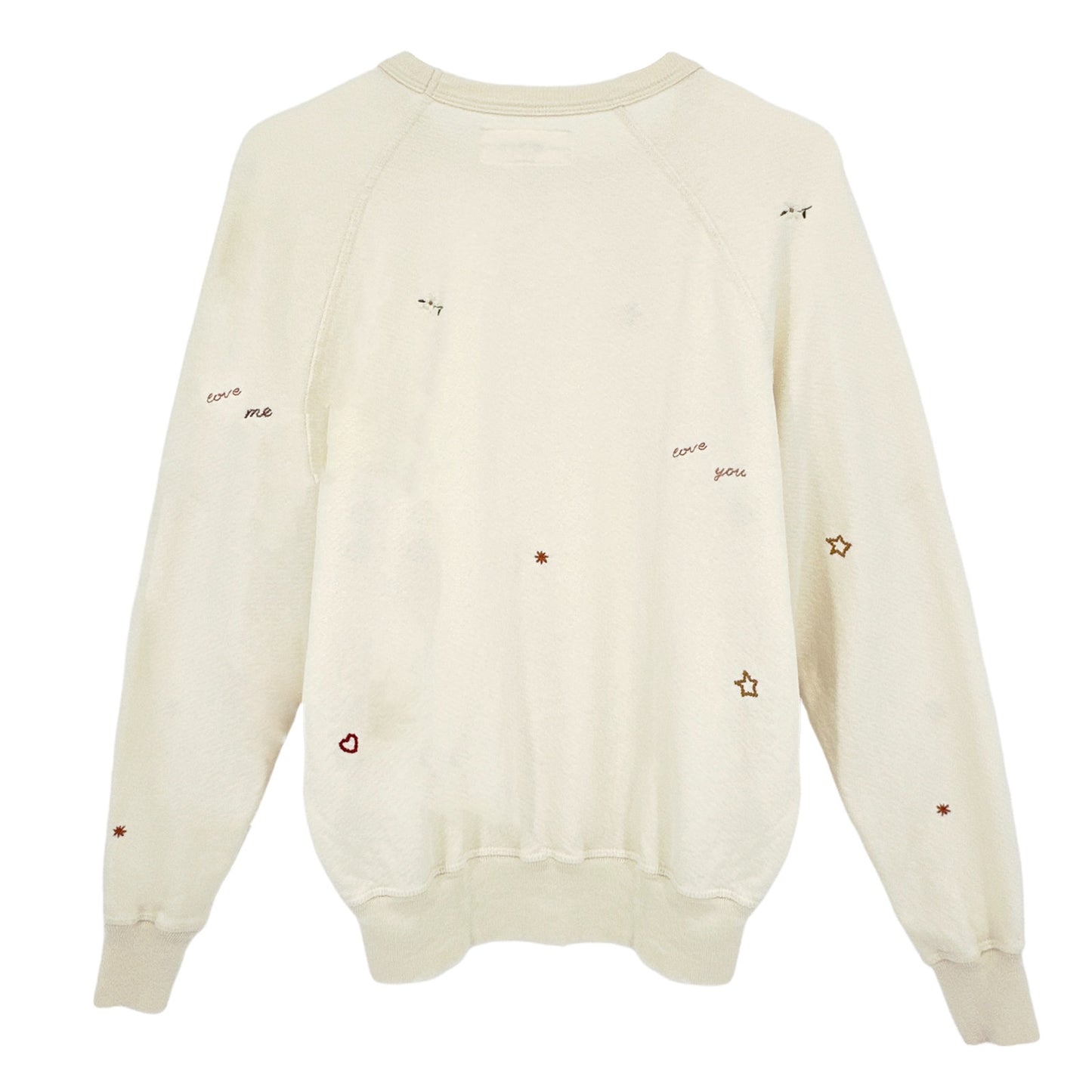 The GREAT. The College Sweatshirt Love Embroidery 0 | XS