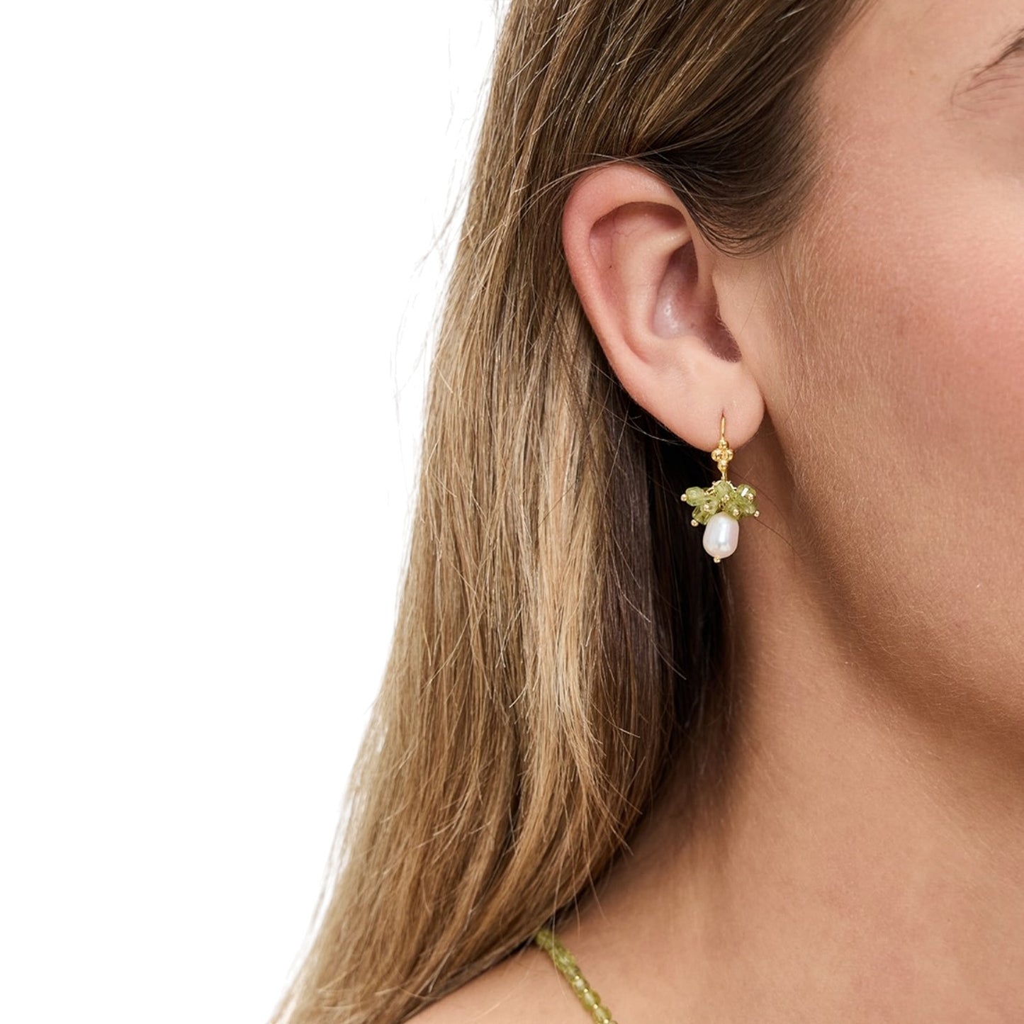 CHAN LUU Firework Earrings Peridot