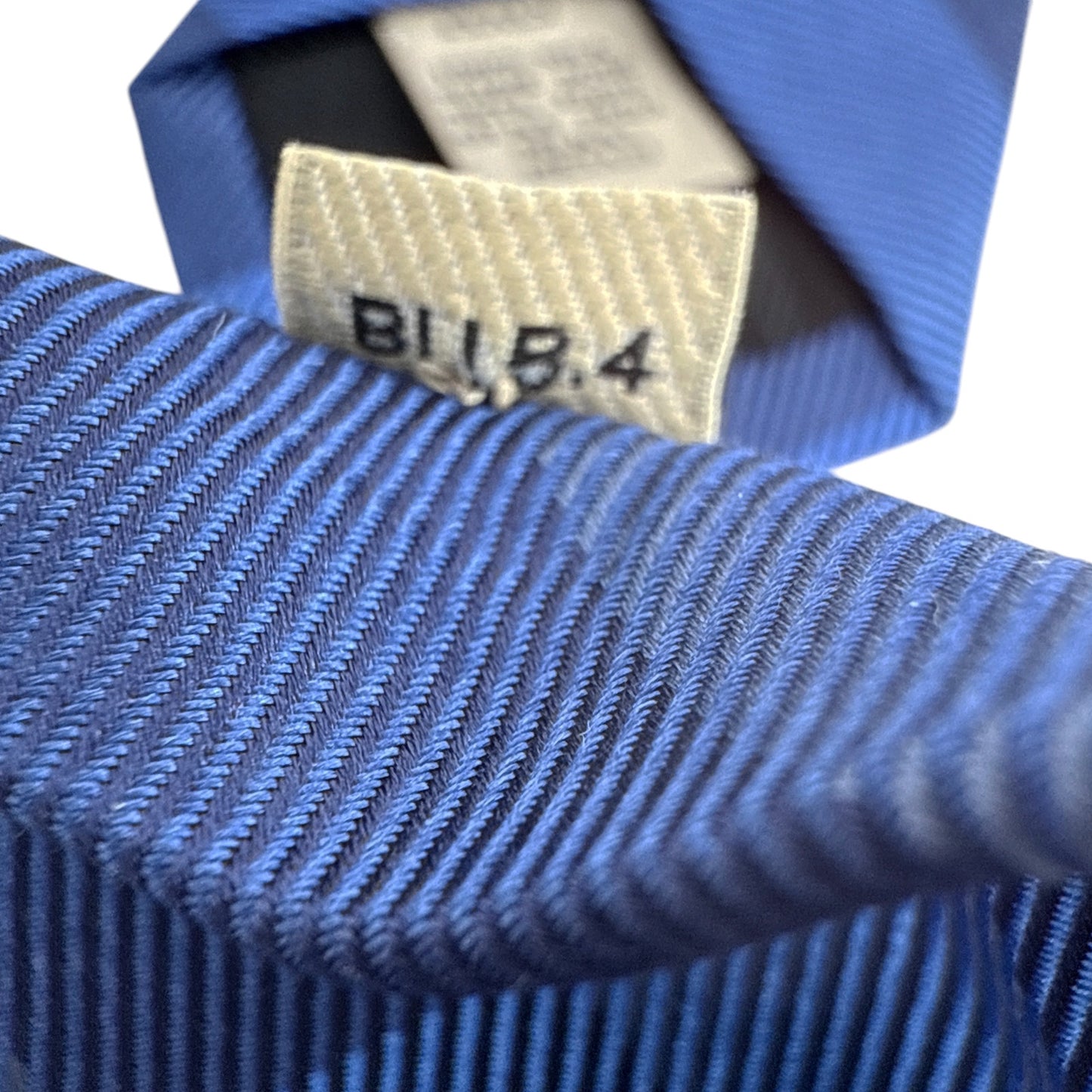 BURBERRY Manston Exploded Check Silk Tie in Dark Blue
