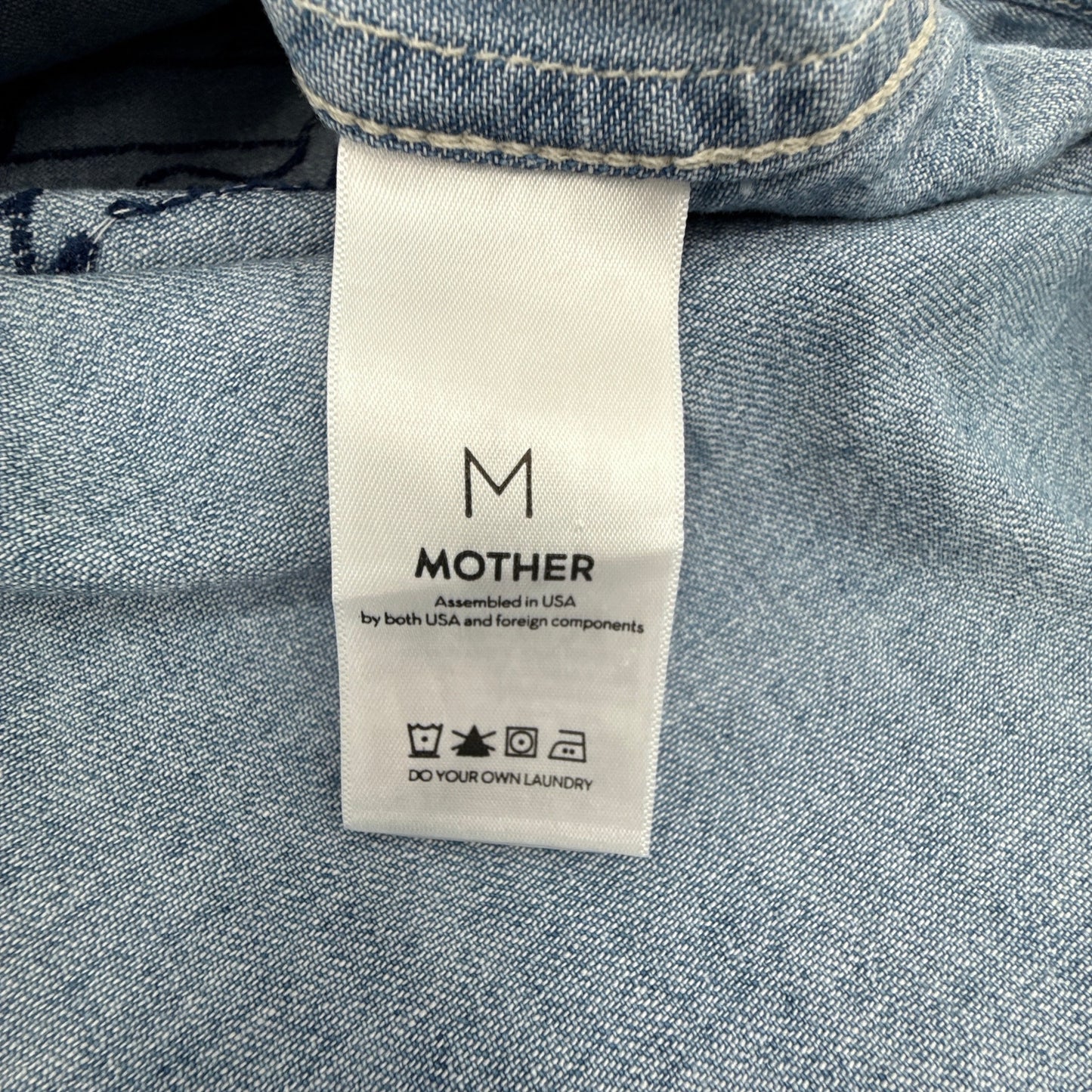 MOTHER The Honey Button-up Shirt in Take a Trip With Me M
