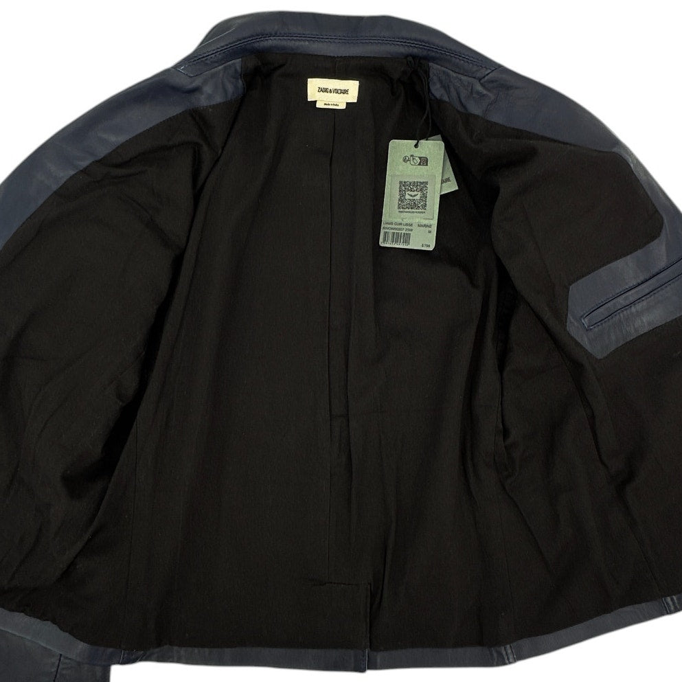 ZADIG & VOLTAIRE Liams Leather Jacket M