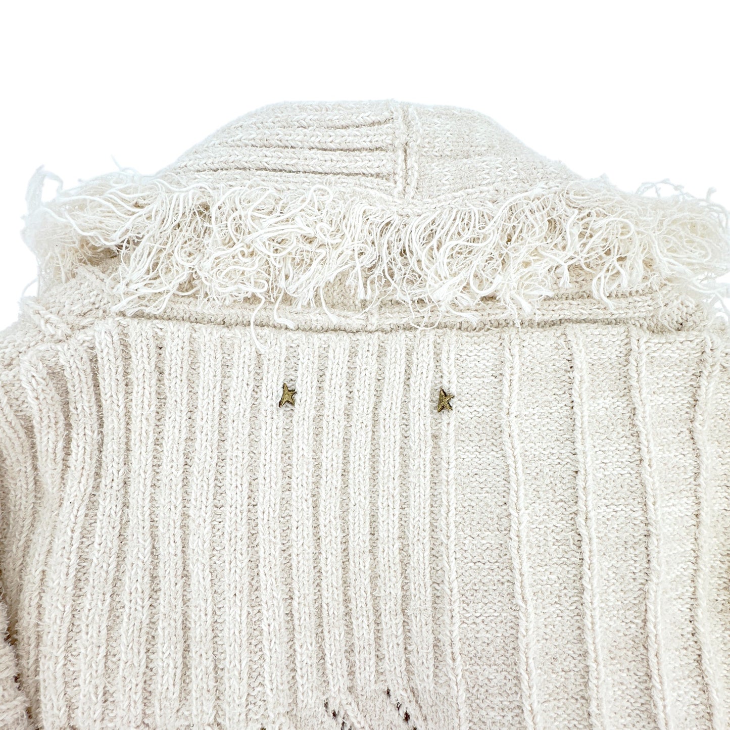 GOLDEN GOOSE Journey Knit Belted Cardigan M