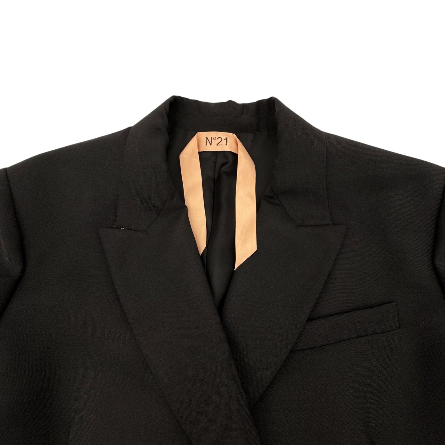 No.21 Double Breasted Blazer in Black EU40|S