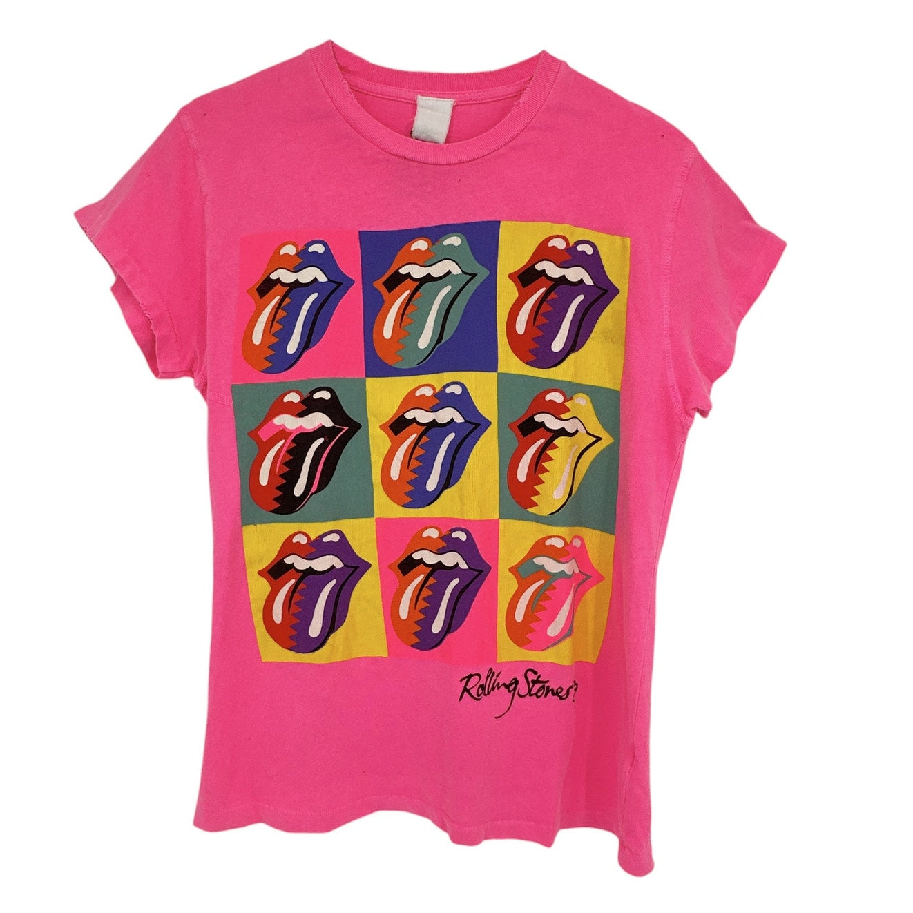 MADEWORN Rolling Stones 89 Multi Tongue Tee XS