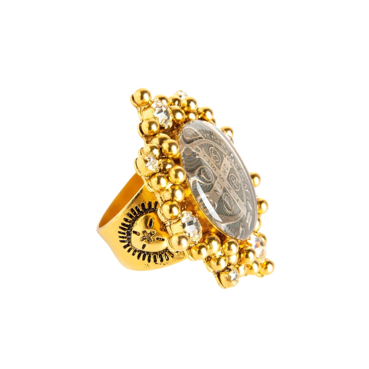 VIRGINS SAINTS & ANGELS VSA Cloister San Benito Ring Gold Size 7