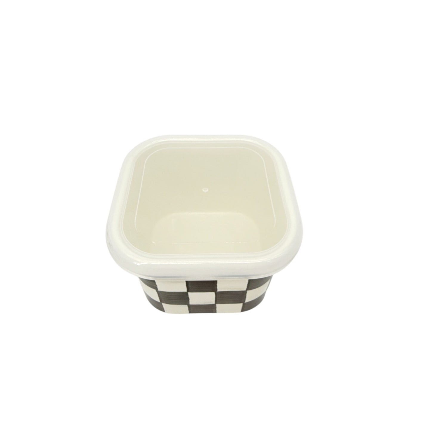 MACKENZIE-CHILDS Courtly Check Enamel Deep Squarage Bowl || Large