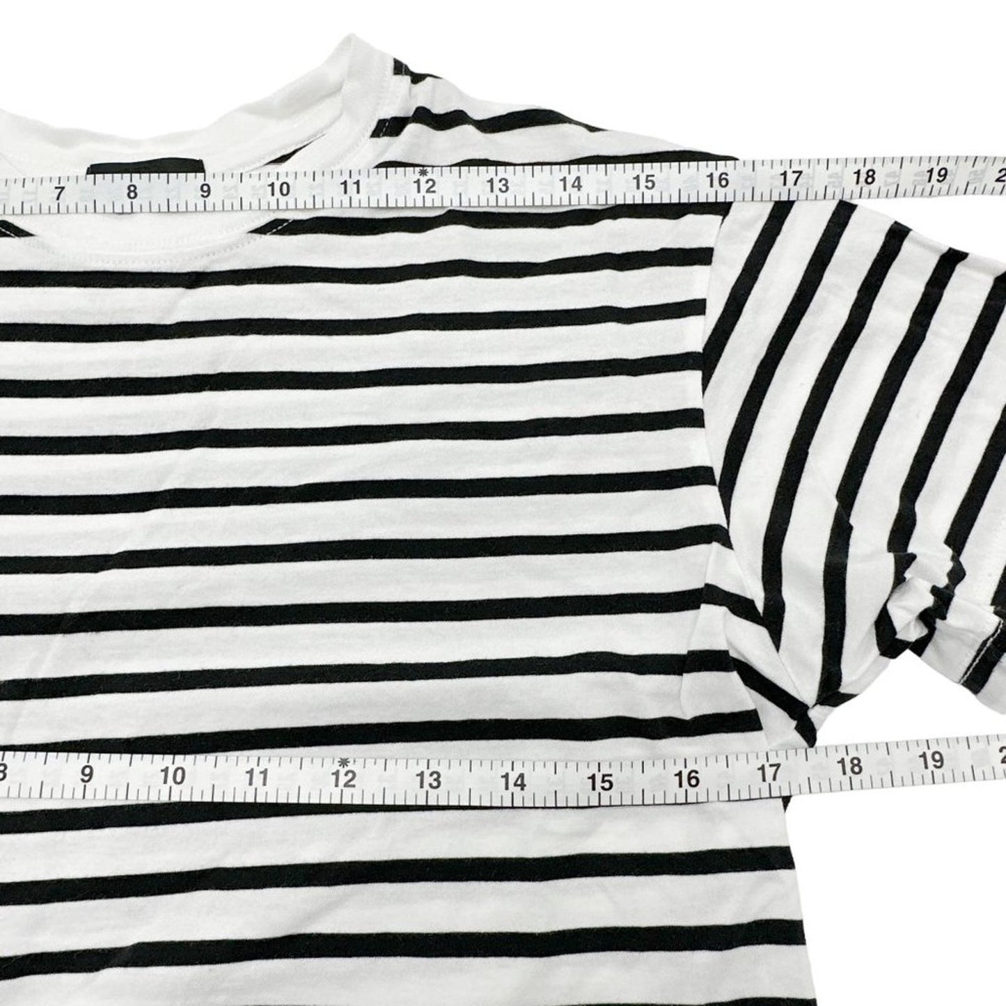 ATM Anthony Thomas Melillo Classic Jersey Striped Short Sleeve Boy Tee XS