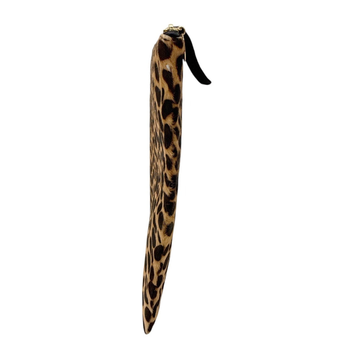 CLARE V. Oversized Laptop Clutch in Leopard