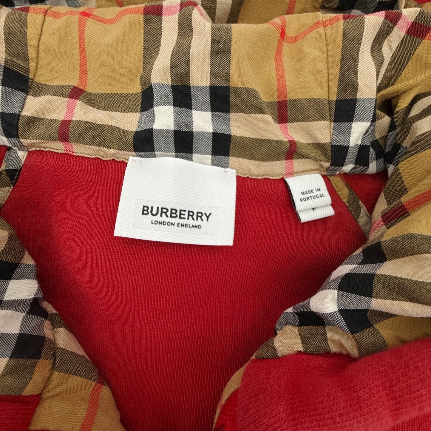 BURBERRY Hackfall Vintage Check Hoodie S