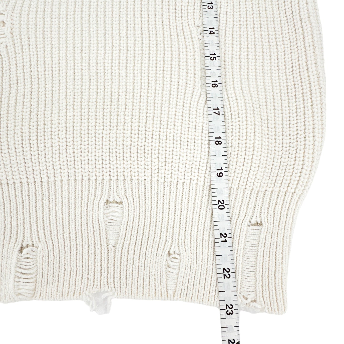 IRO Polxa Distressed Ribbed Sweater XS