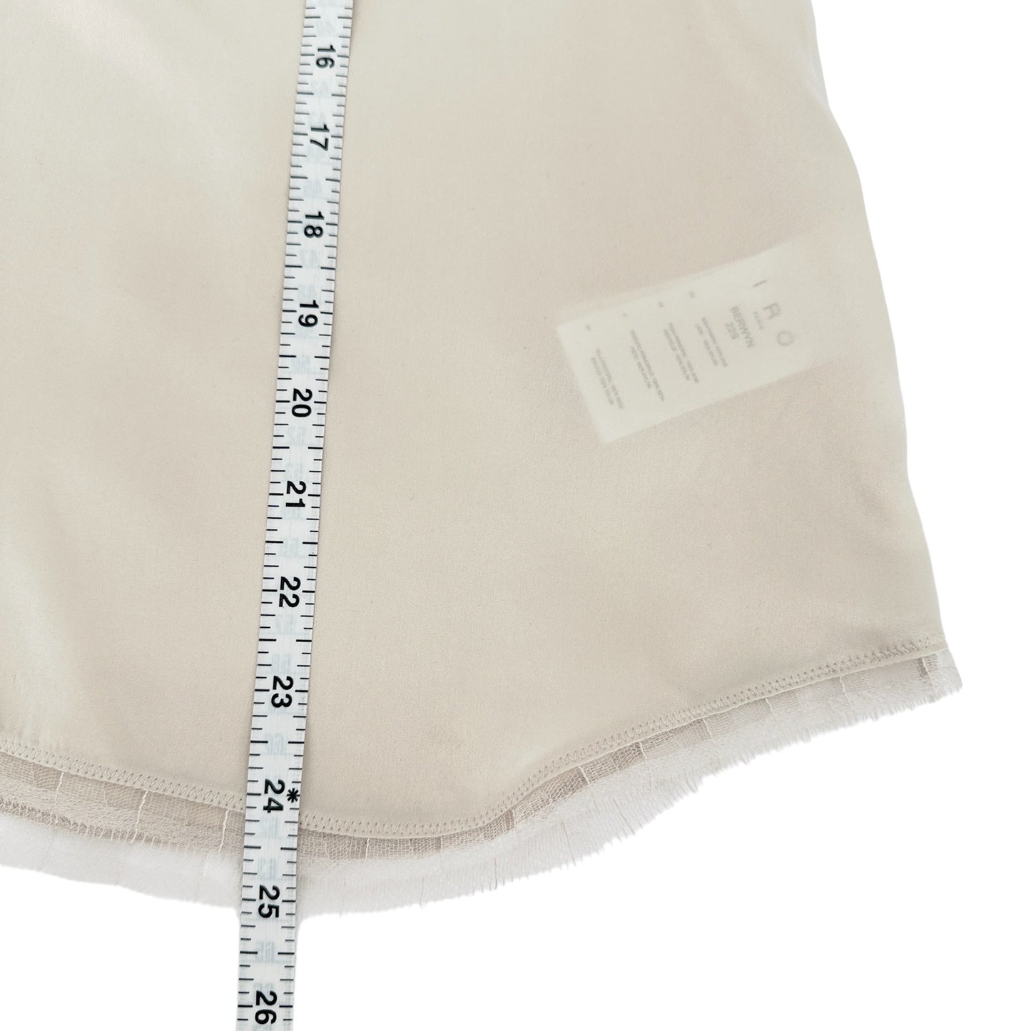 IRO Berwyn Silk Camisole in Ecru FR36|Small