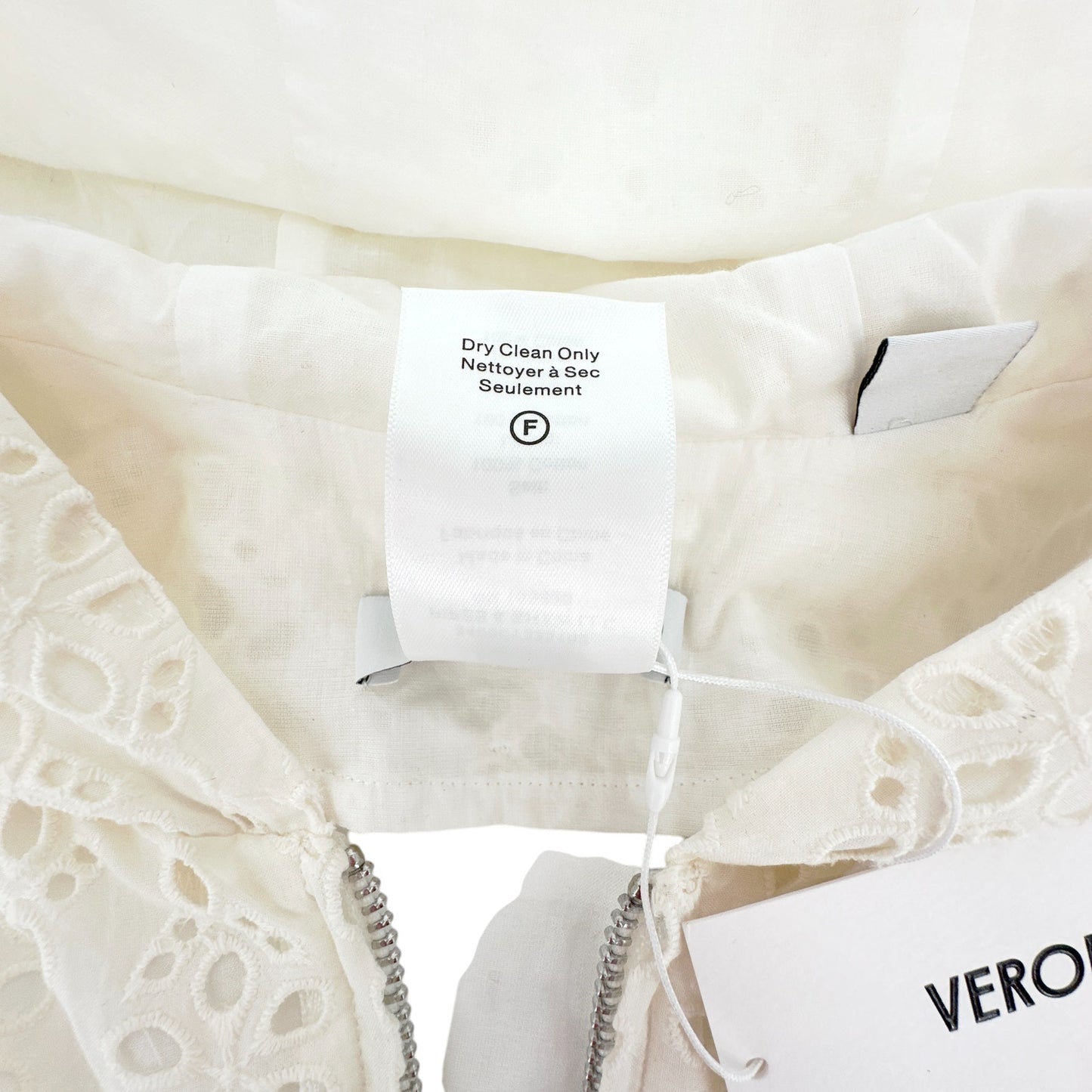 VERONICA BEARD Marlo Cotton Eyelet Dickey