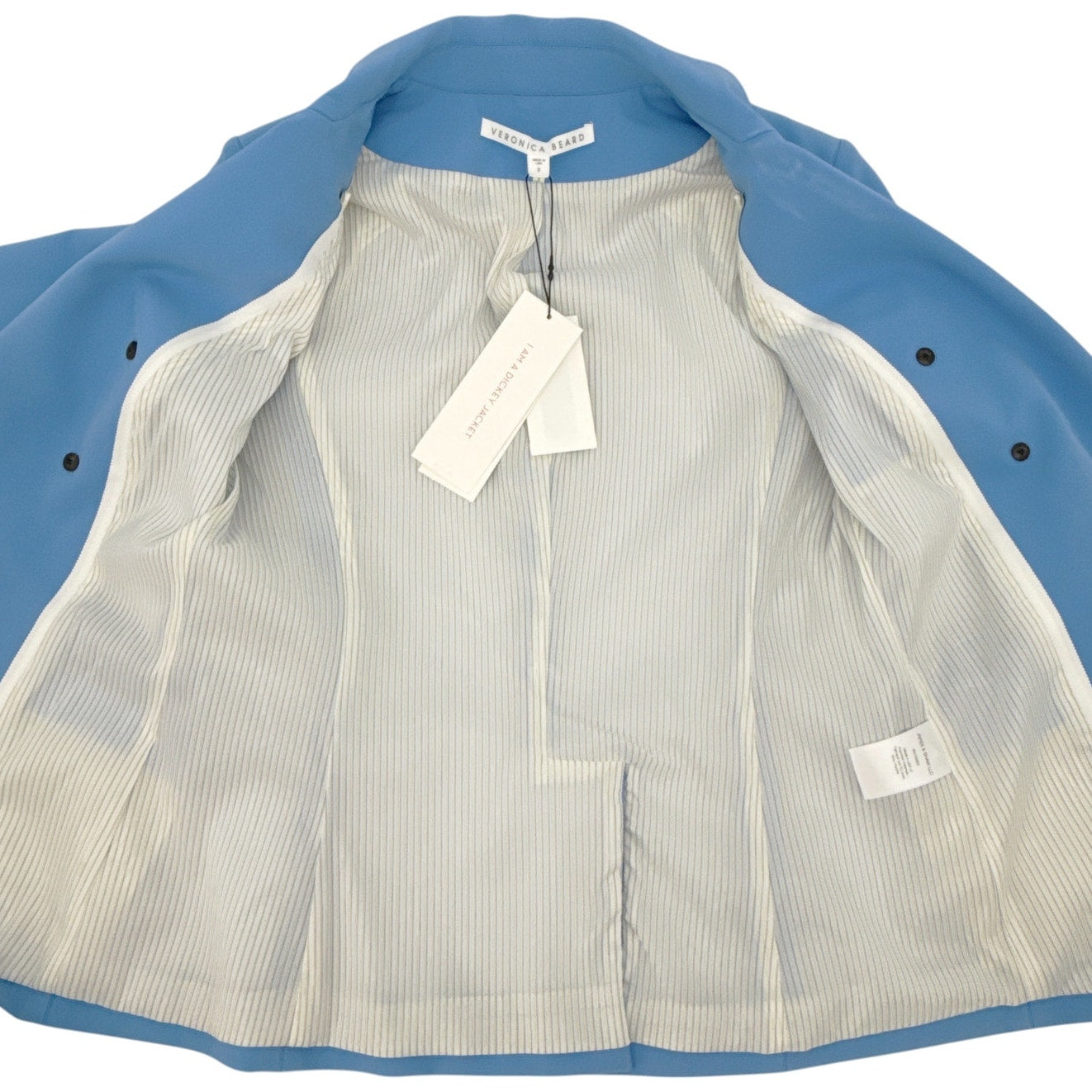 VERONICA BEARD Empire Dickey Jacket in Cornflower 2