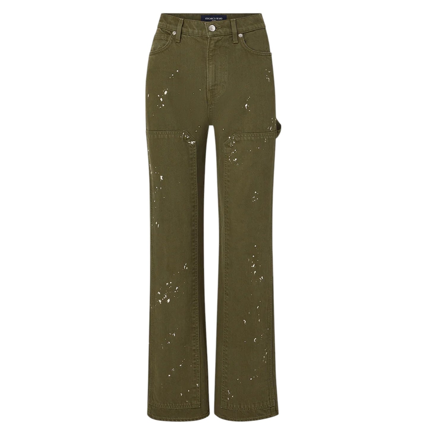 VERONICA BEARD Dylan Paint Splatter Straight Leg Pant 24