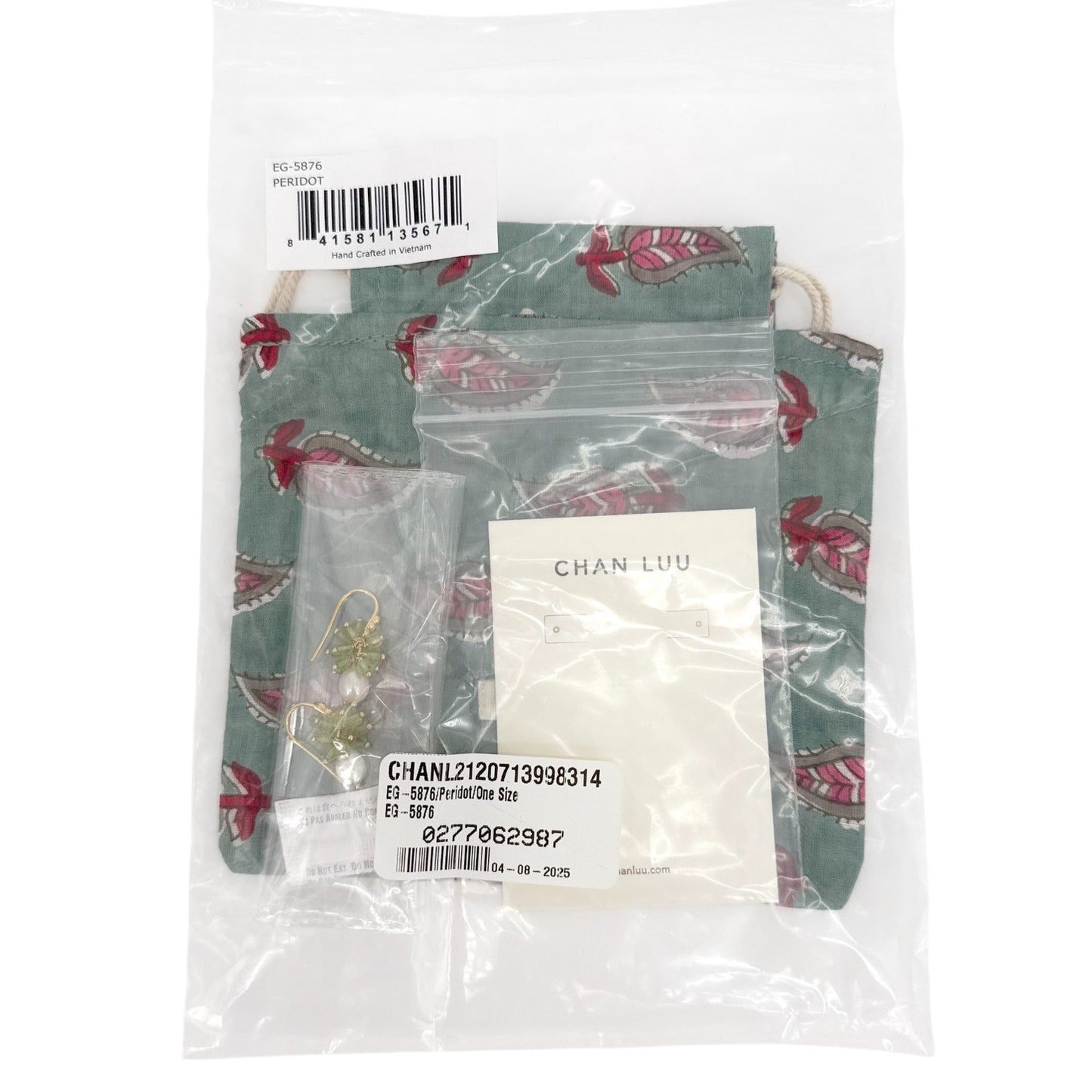 CHAN LUU Firework Earrings Peridot