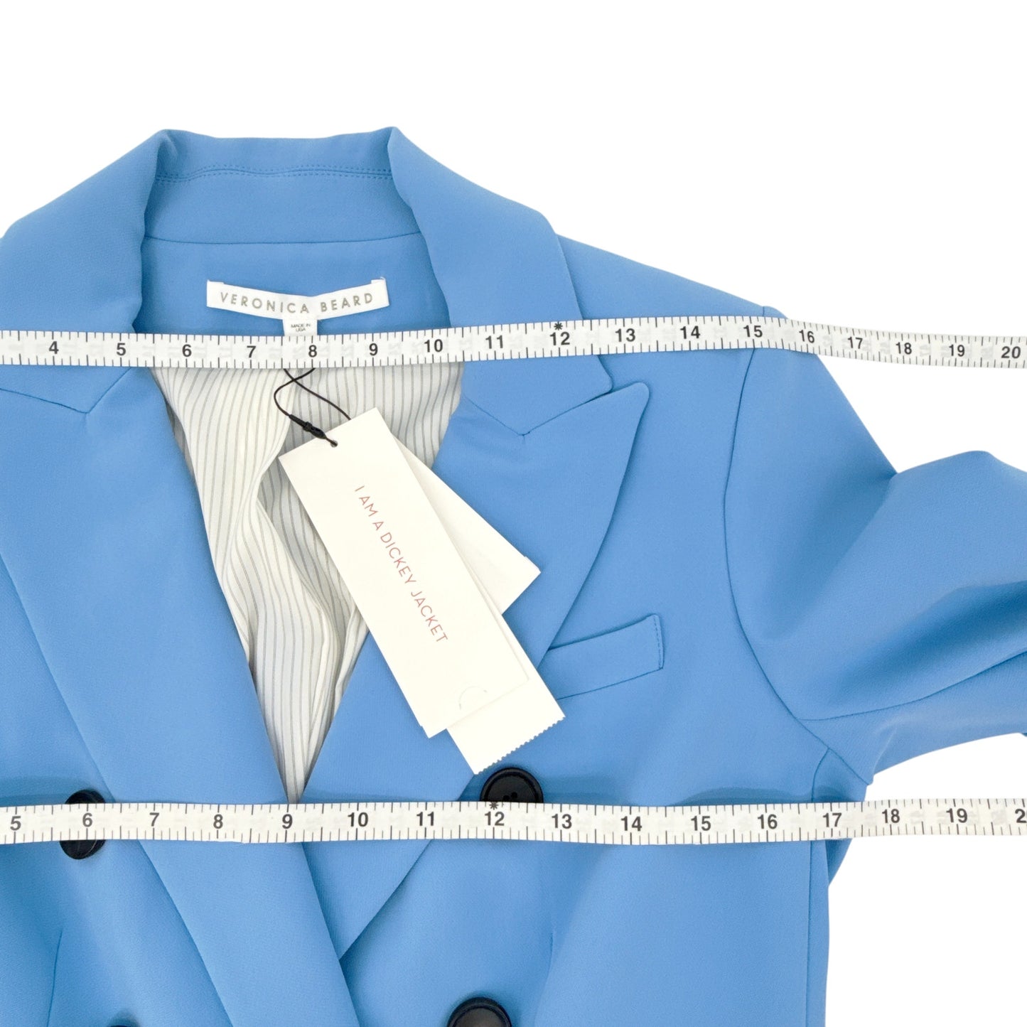 VERONICA BEARD Empire Dickey Jacket in Cornflower 2