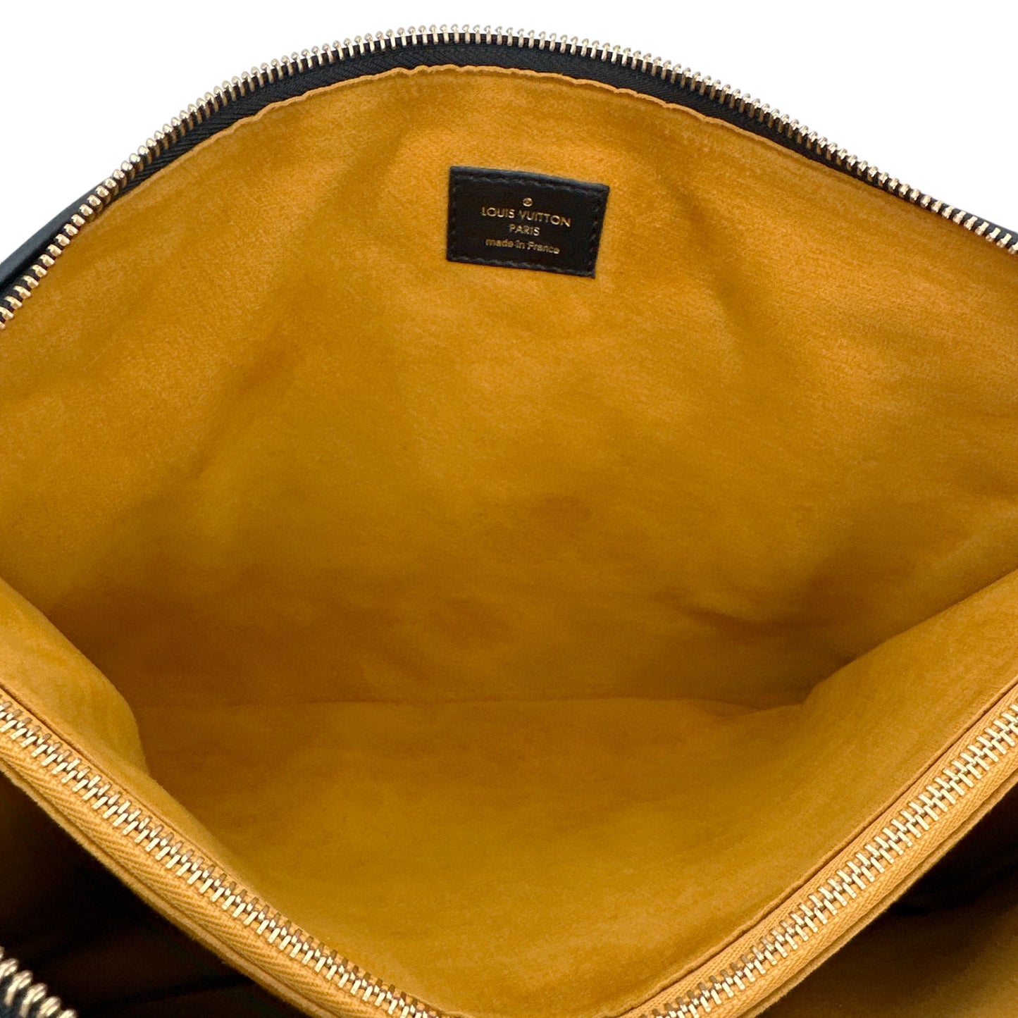 LOUIS VUITTON Lambskin Embossed Monogram Coussin MM