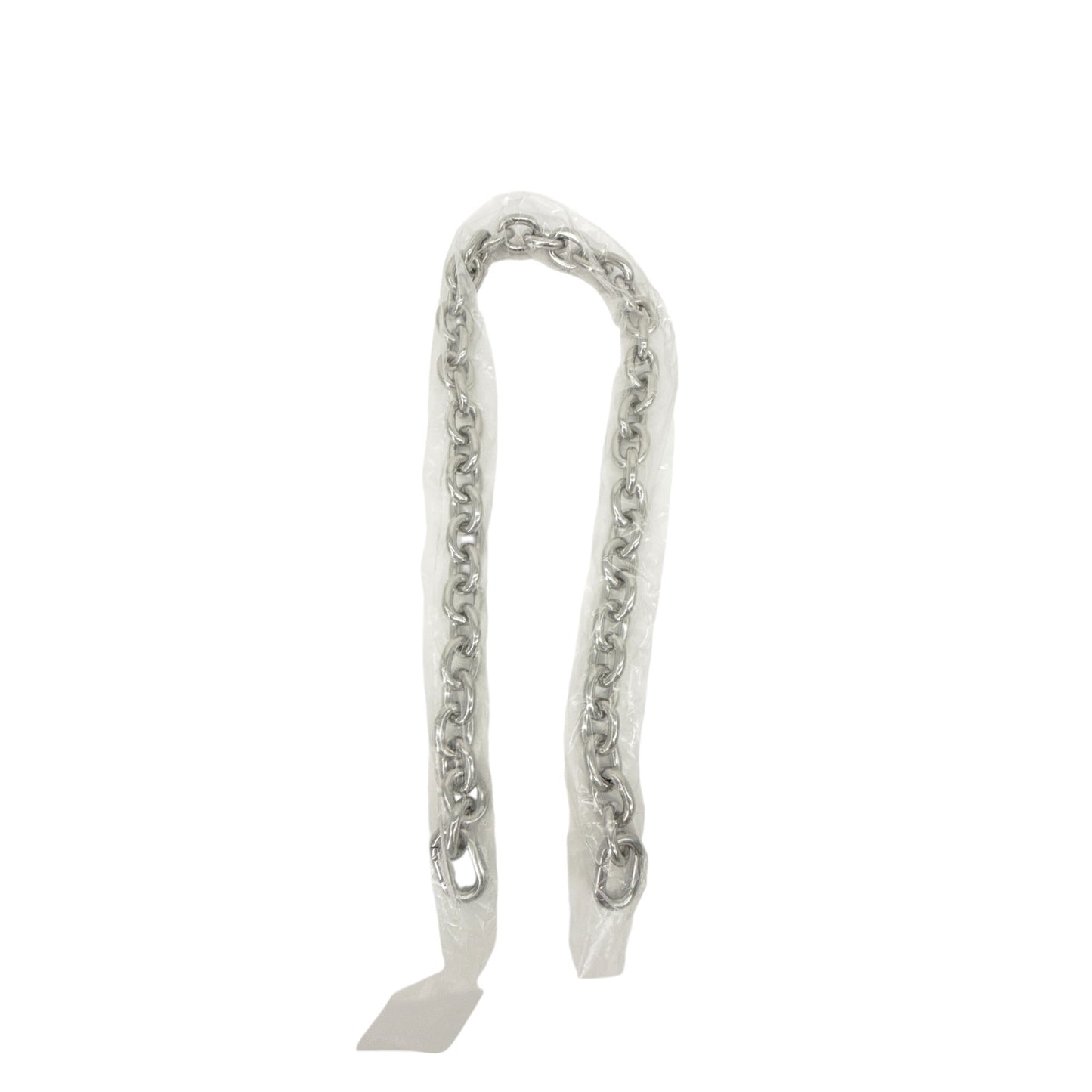 CLARE V. Shoulder Strap Silver Mini Link Chain in Silver