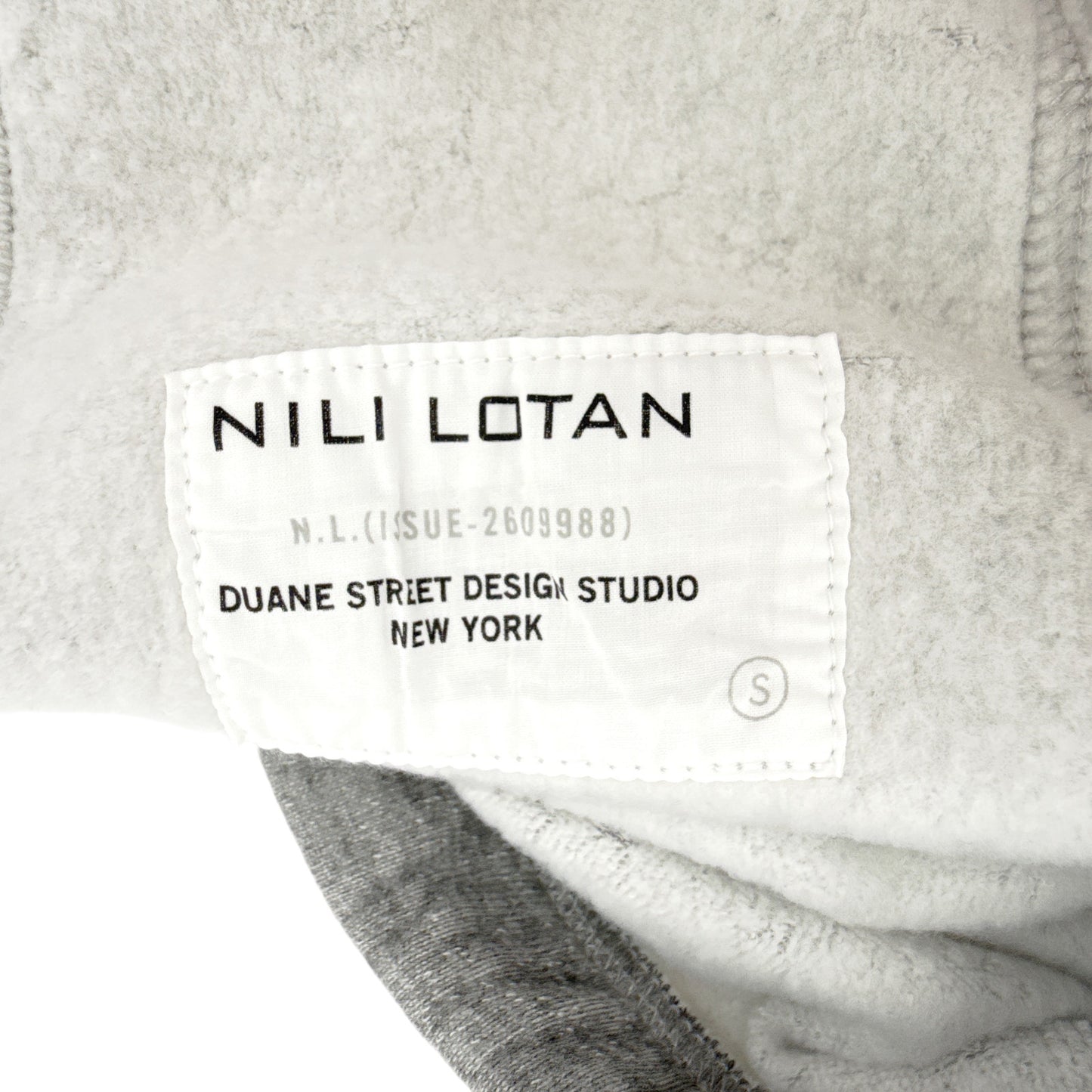 NILI LOTAN SF Sweatpant in Heather Grey S