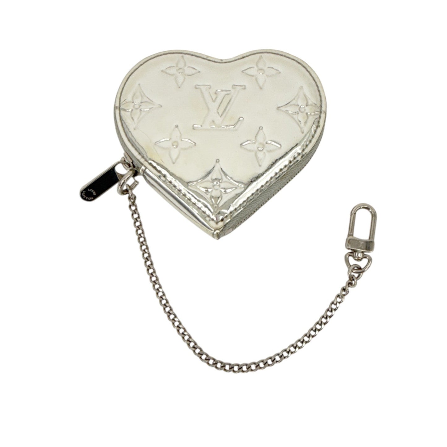 LOUIS VUITTON Heart Coin Purse Monogram Mirror