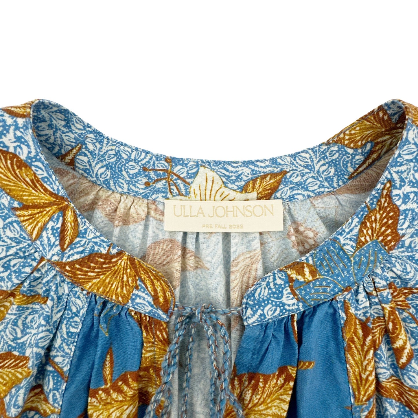 ULLA JOHNSON Gail Dress in Lapis 2