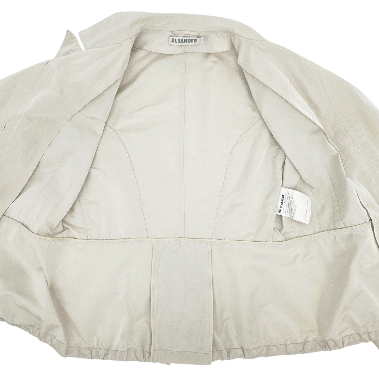 JIL SANDER Silk Blend Blouson Jacket EU40