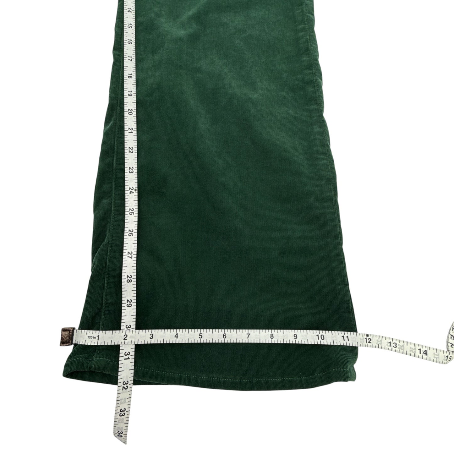 MOTHER The Ditcher Roller Zip Sneak Cord in Dark Green 24