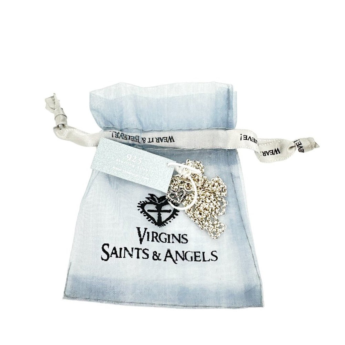VIRGINS SAINTS & ANGELS VSA Sterling Silver Chain 17-18-19-20"