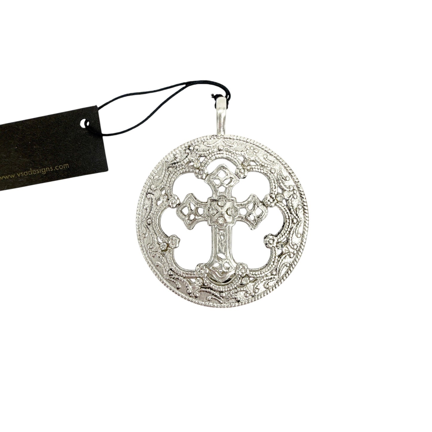 VIRGINS SAINTS & ANGELS VSA Basilica Hope Medallion in Silver