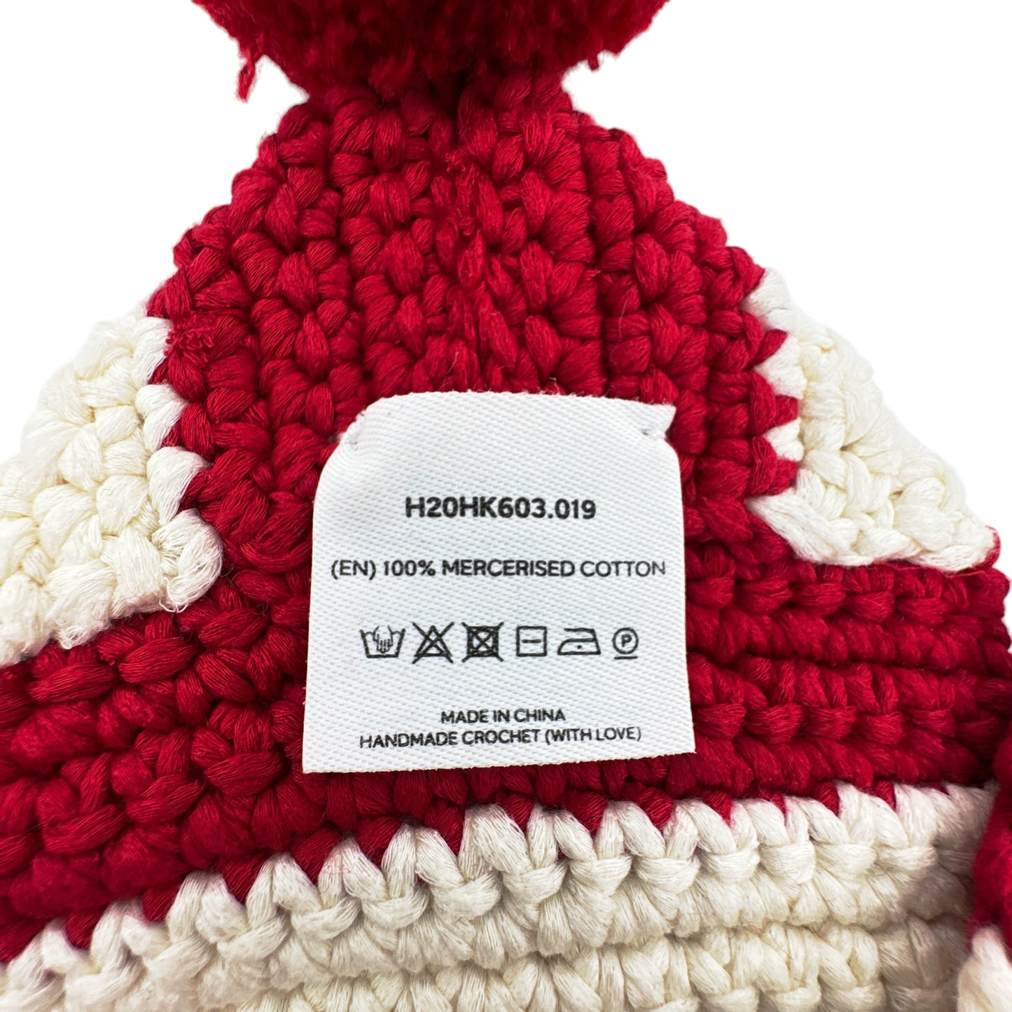 AMI Alexandre Mattiussi Crochet Pompom Scarf