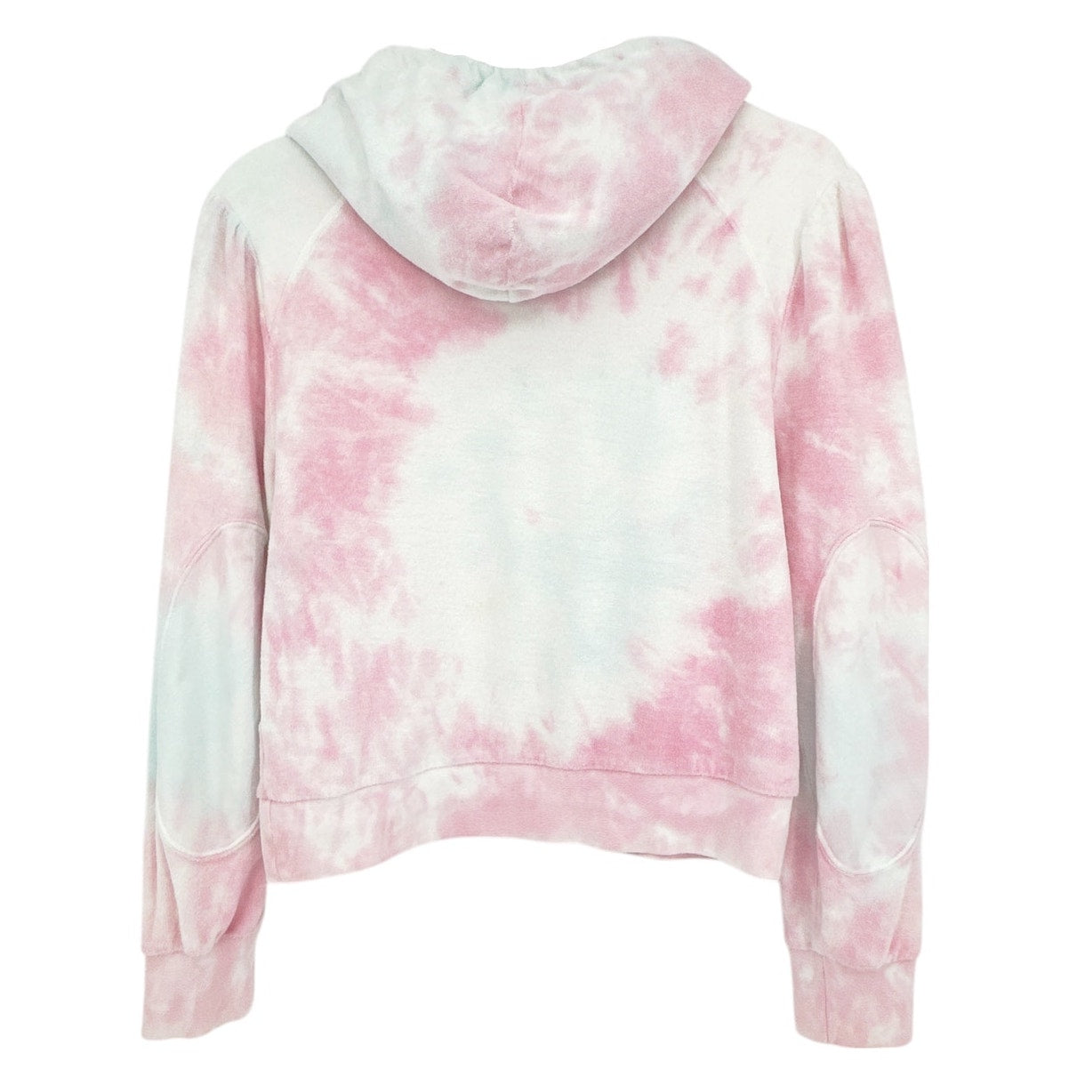 LOVESHACKFANCY Kirby Tie Dyed Terry Hoodie In Cherry Fizz S