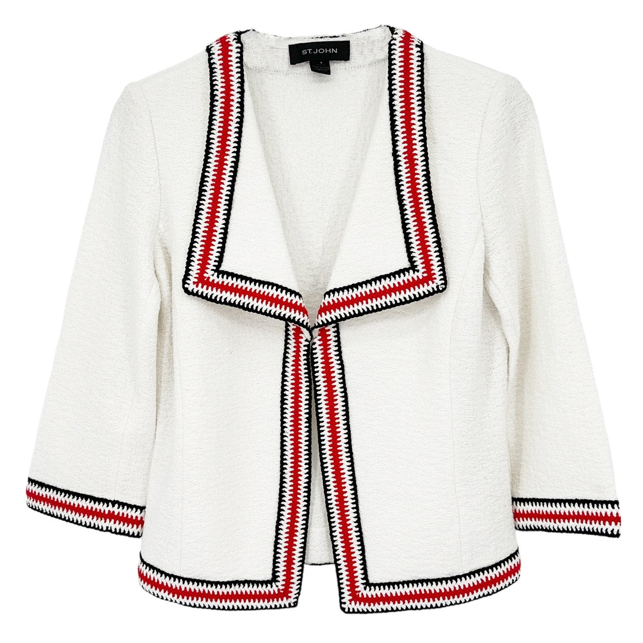 ST. JOHN Clair Striped Jacket 4|S