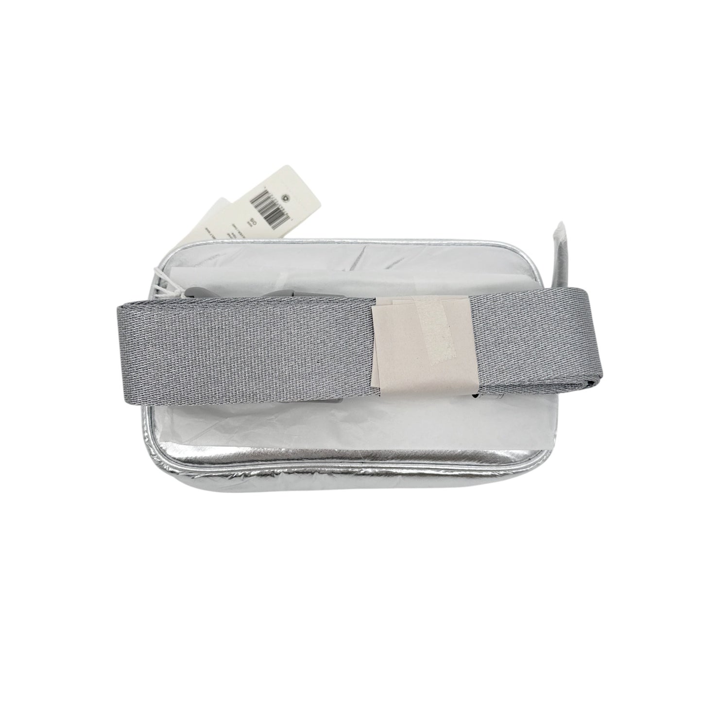 TORY BURCH Virginia Metallic Belt Bag in Silver