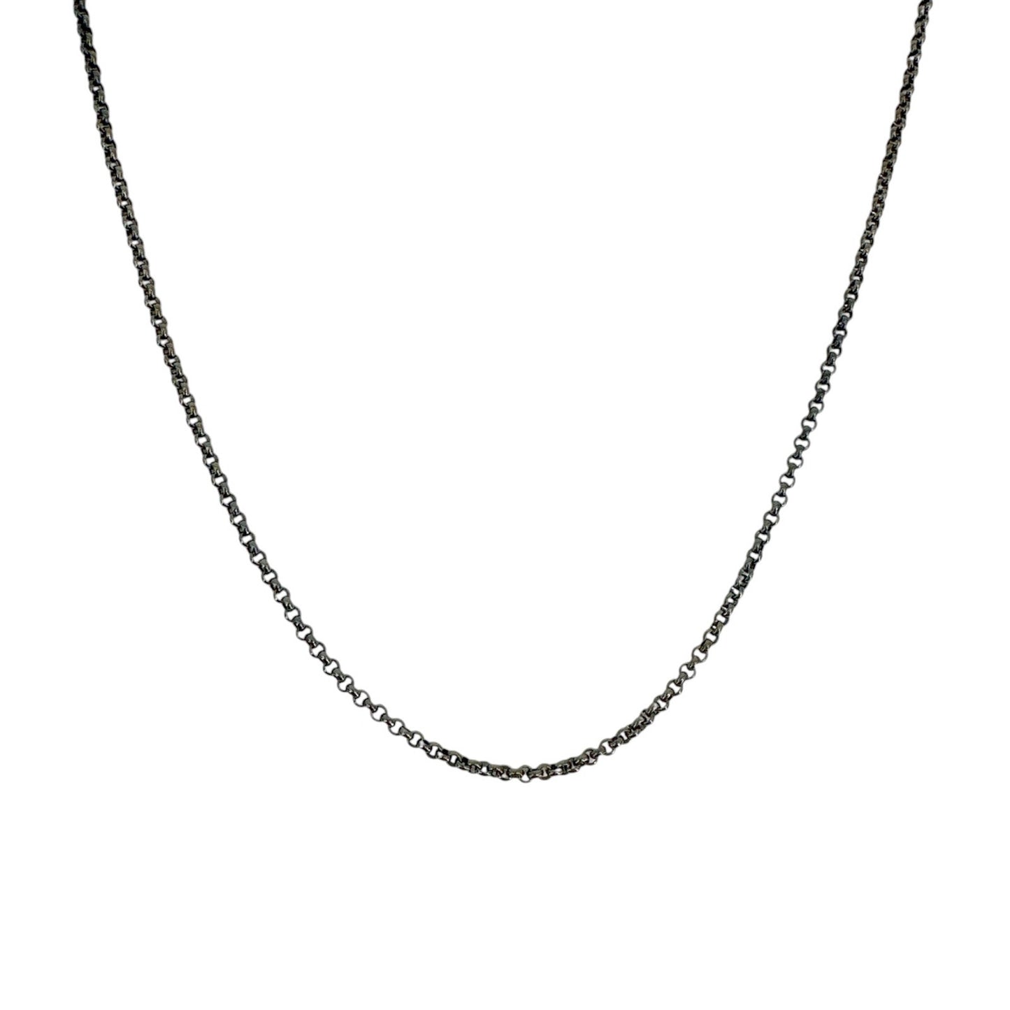 VIRGINS SAINTS & ANGELS VSA Sterling Silver Chain in Gunmetal