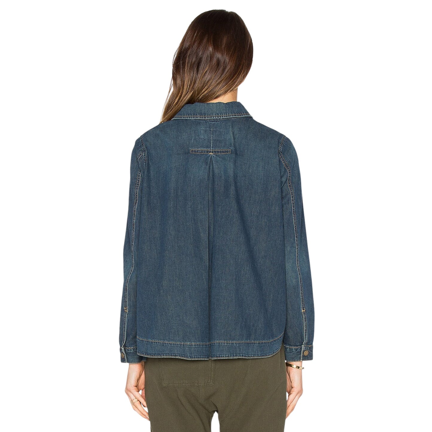 THE GREAT. The Swingy Jean Jacket 1|S