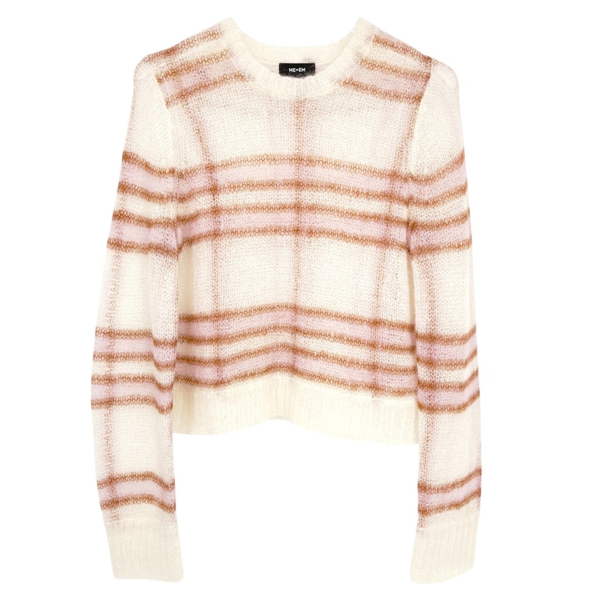 ME+EM Lofty Jacquard Crew Neck Sweater XS