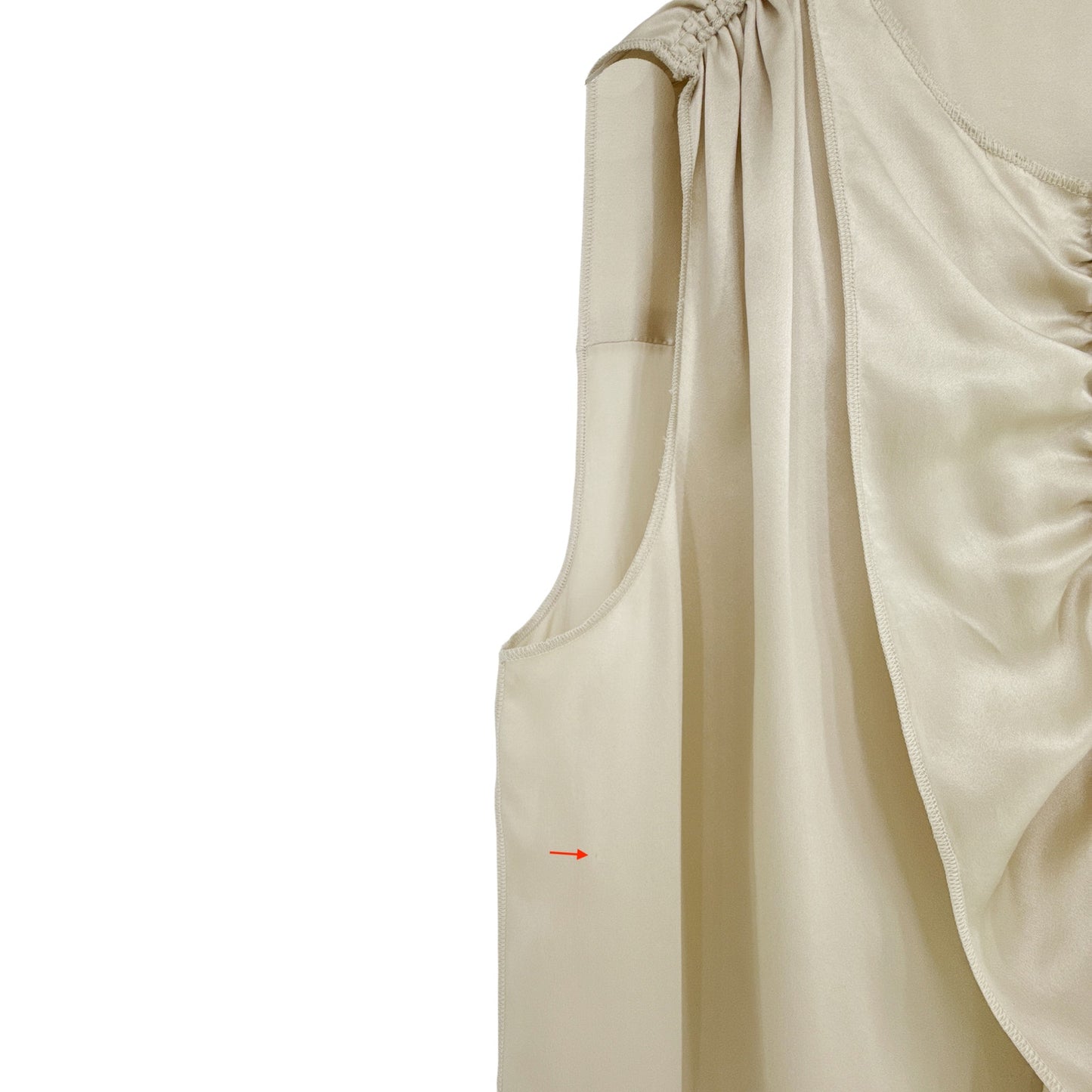 DOLCE & GABBANA Ruffle Sleeveless Silk Blouse IT42 | S