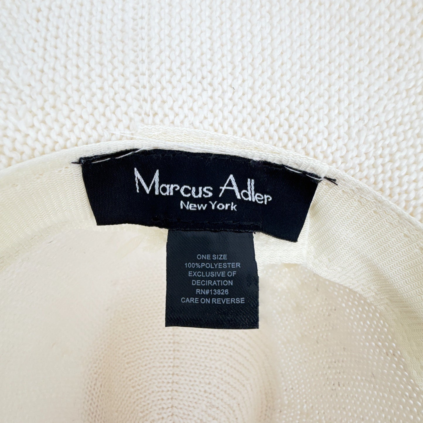 MARCUS ADLER The Taylor Panama Packable Hat in Ivory