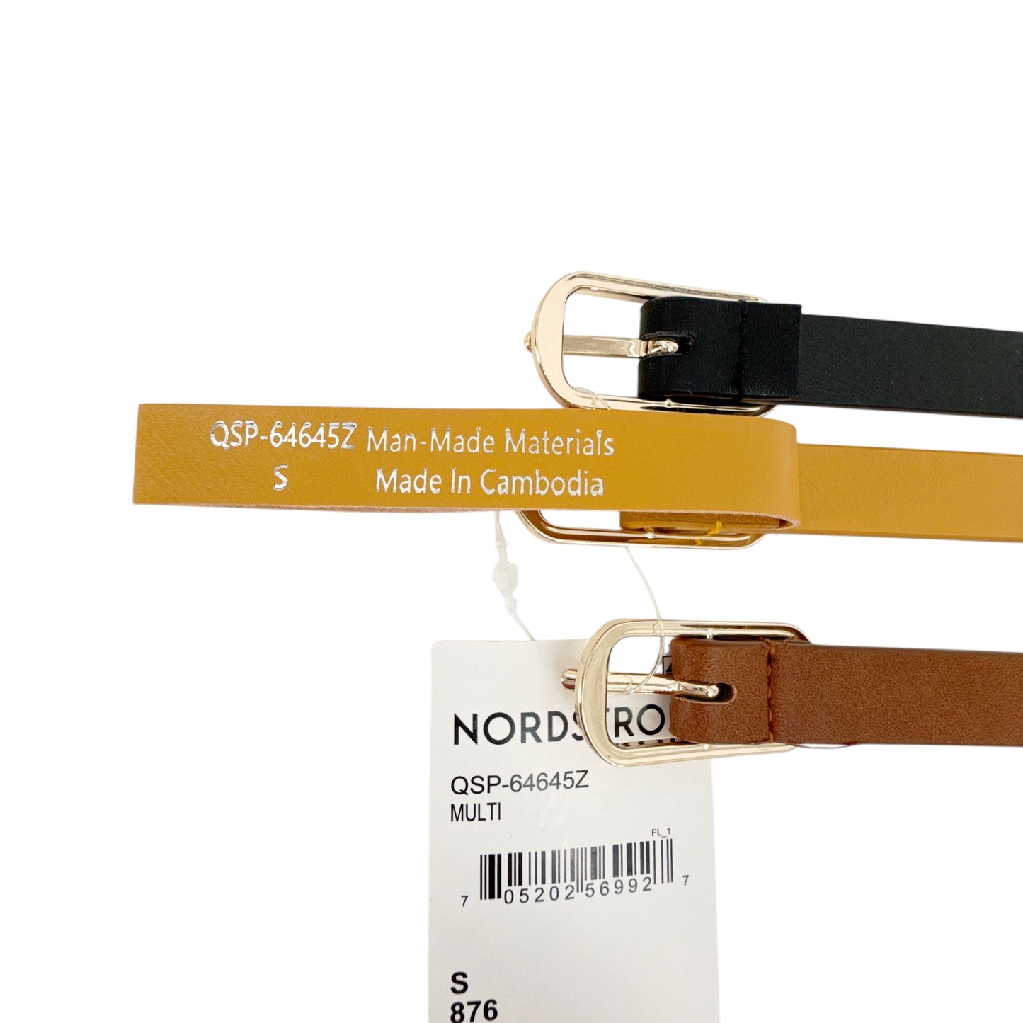 LINEA PELLE 3-for-1 Perforated Belt Set