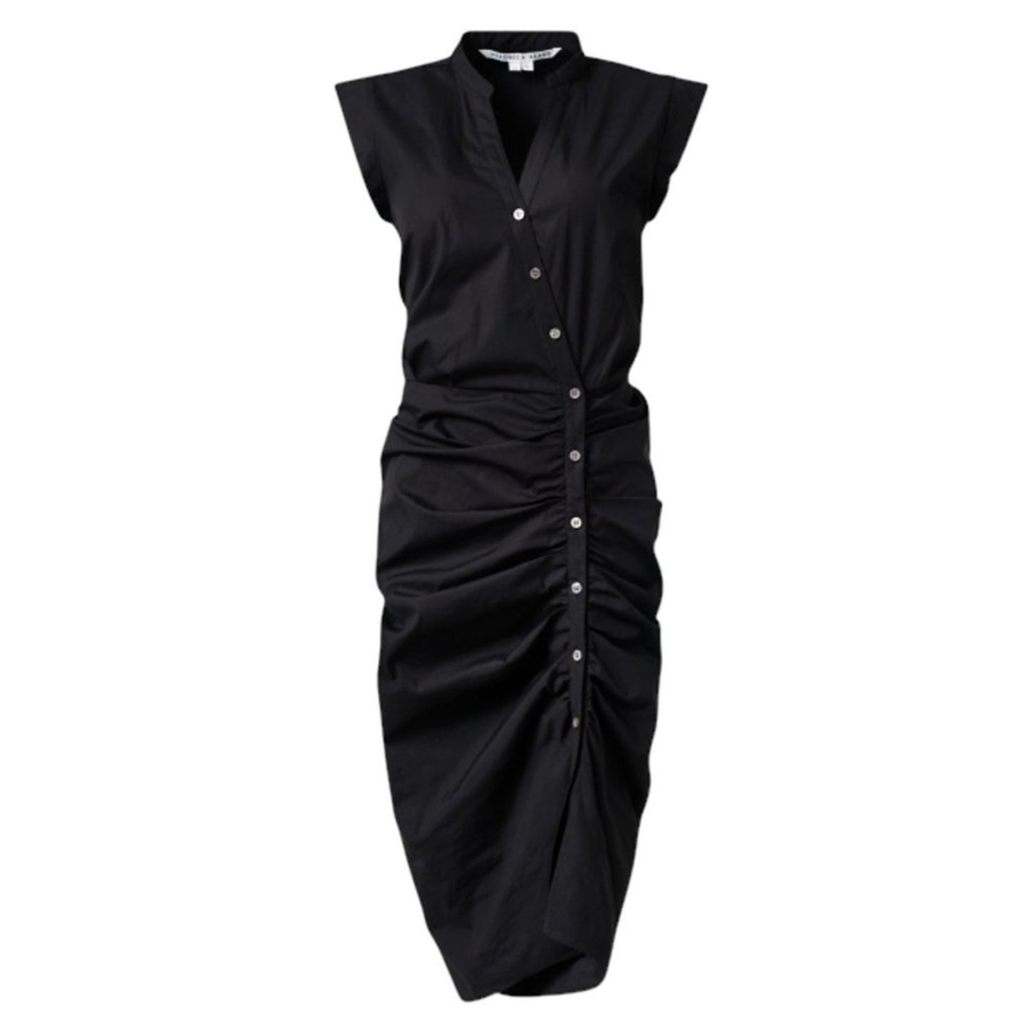 VERONICA BEARD Ruched Shirt Dress 0