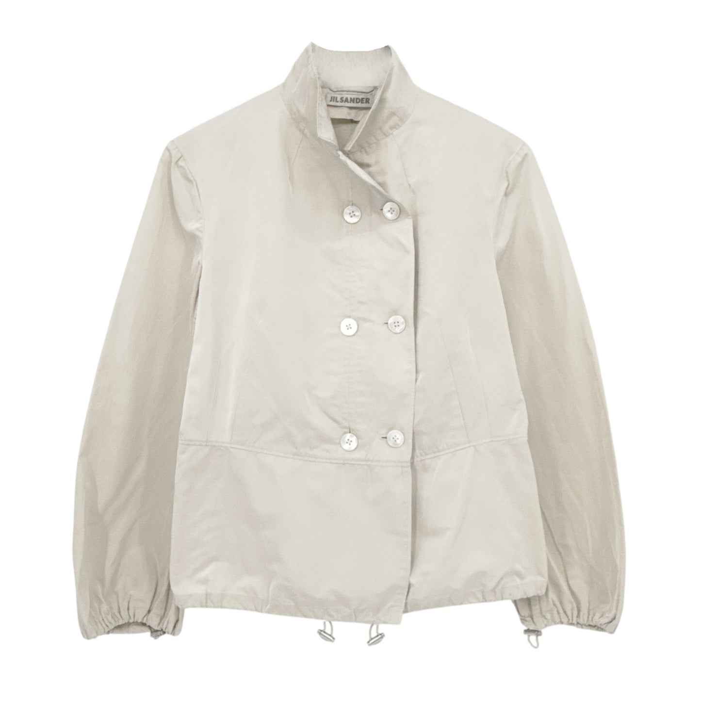JIL SANDER Silk Blend Blouson Jacket 40|S