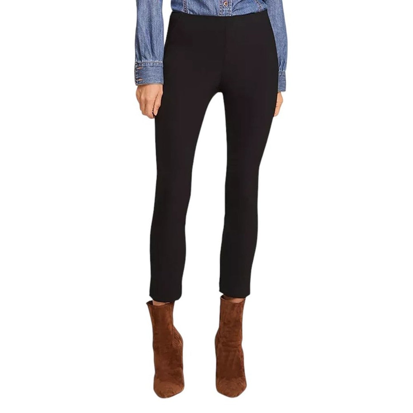 VERONICA BEARD Zip Back Scuba Pant | Black 0