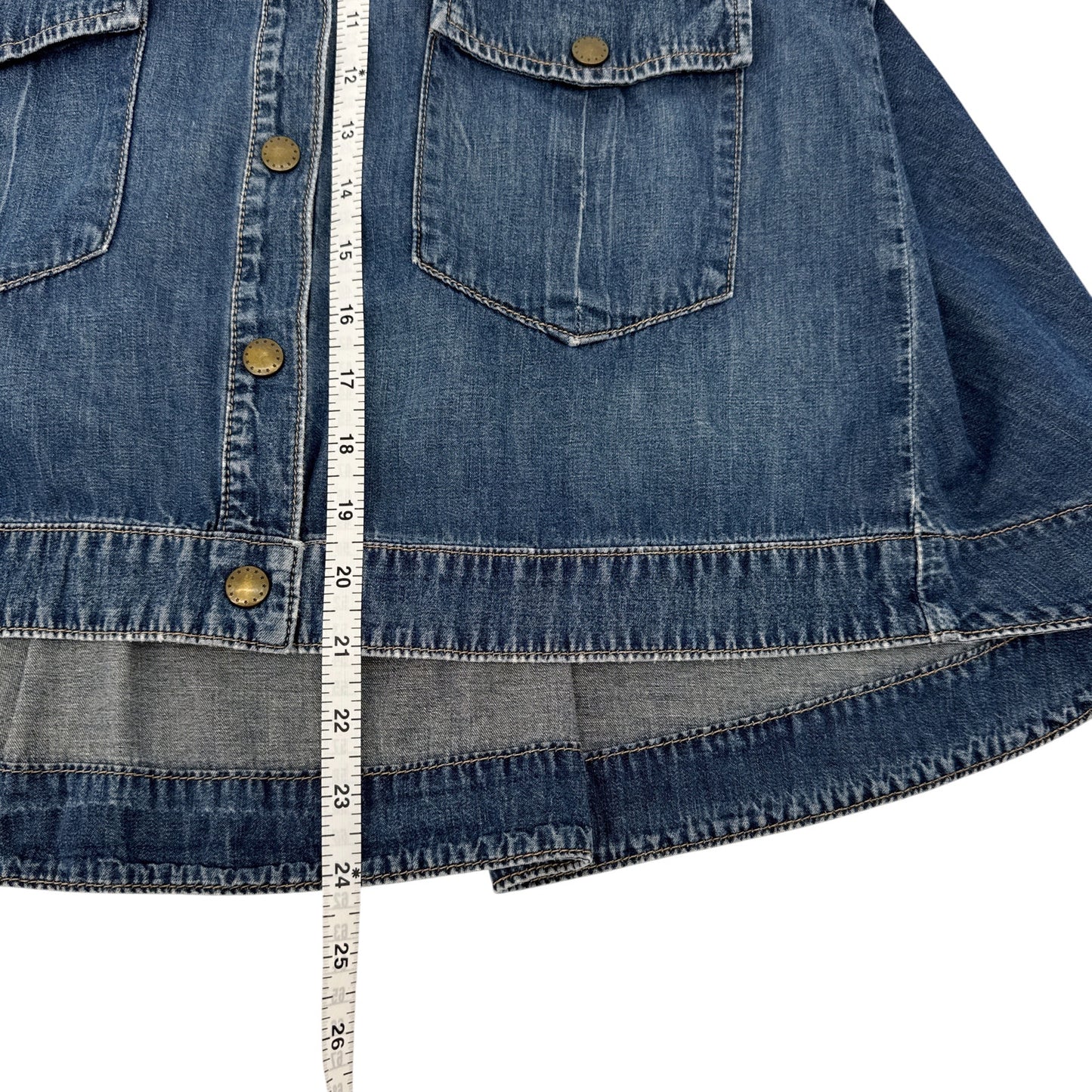 THE GREAT. The Swingy Jean Jacket 1|S