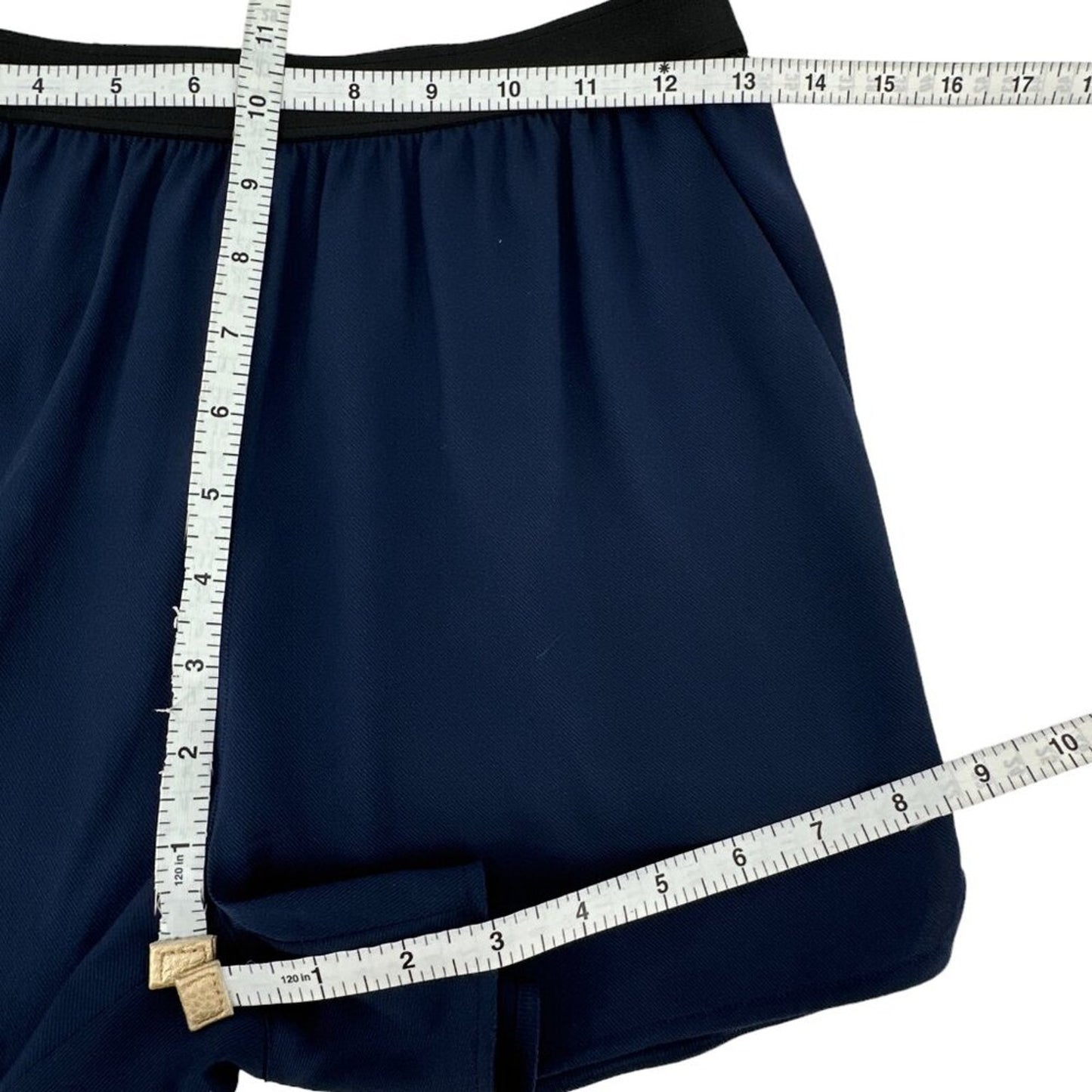 T ALEXANDER WANG Silk Short in Navy XS