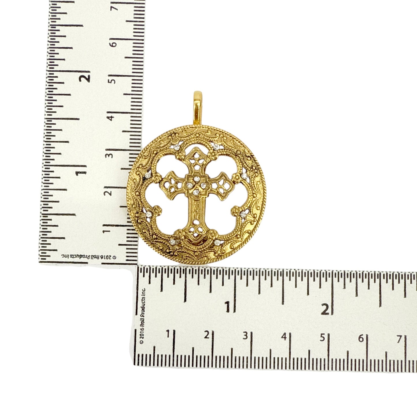 VIRGINS SAINTS & ANGELS VSA Basilica Hope Medallion in Gold