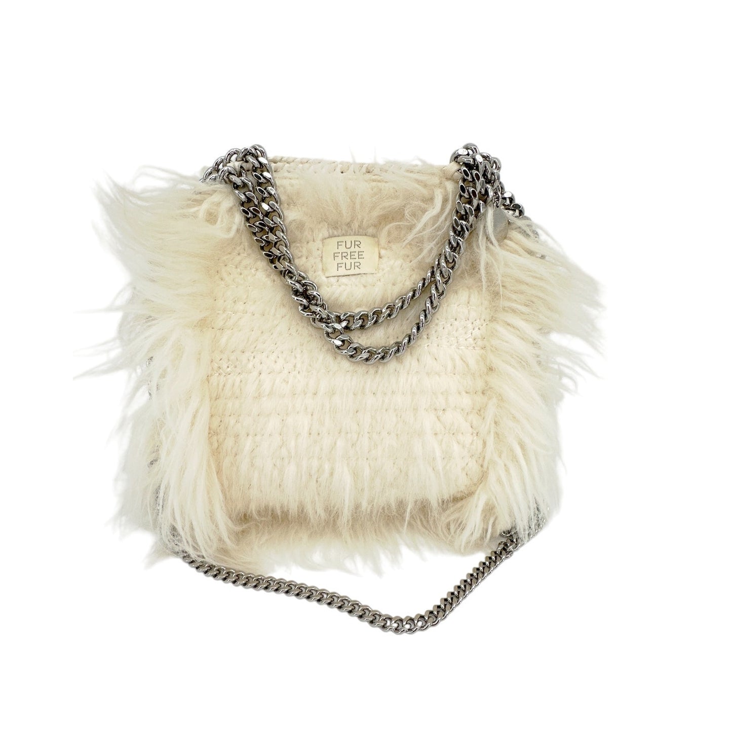 STELLA McCARTNEY Falabella Mini Furry Tote Bag