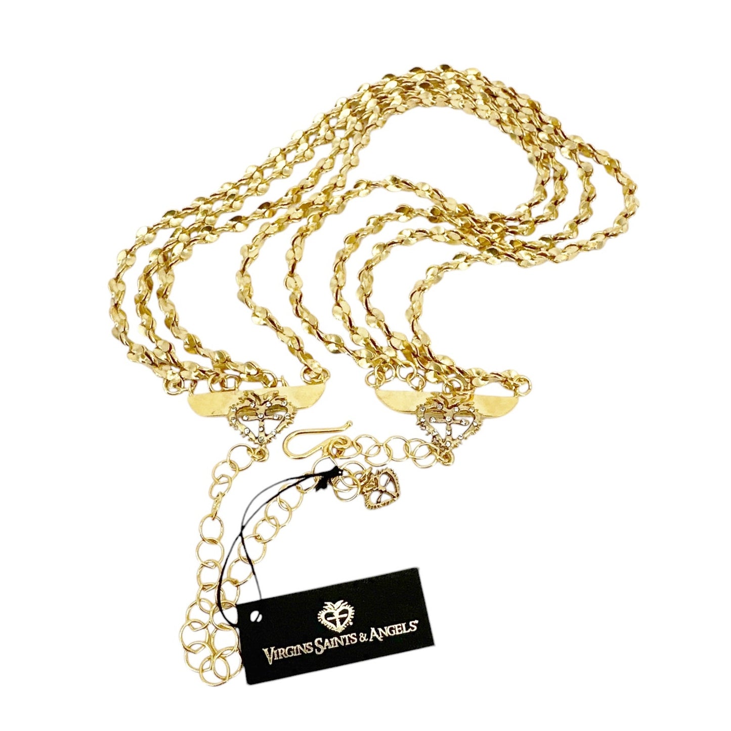 VIRGINS SAINTS & ANGELS VSA Love Chain Necklace in Gold