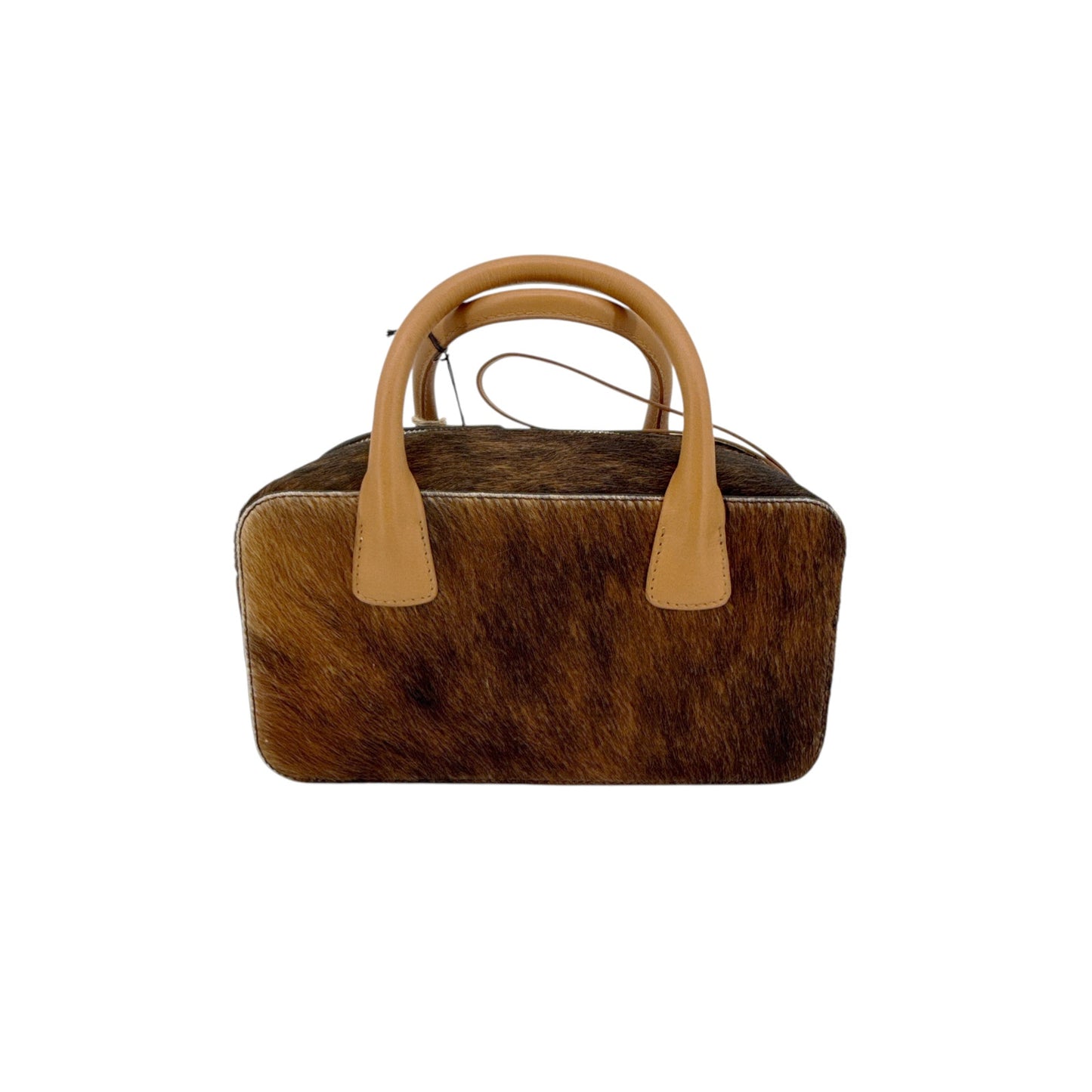 RACHEL COMEY Brynd Small Box Bag in Umber Calf Hair