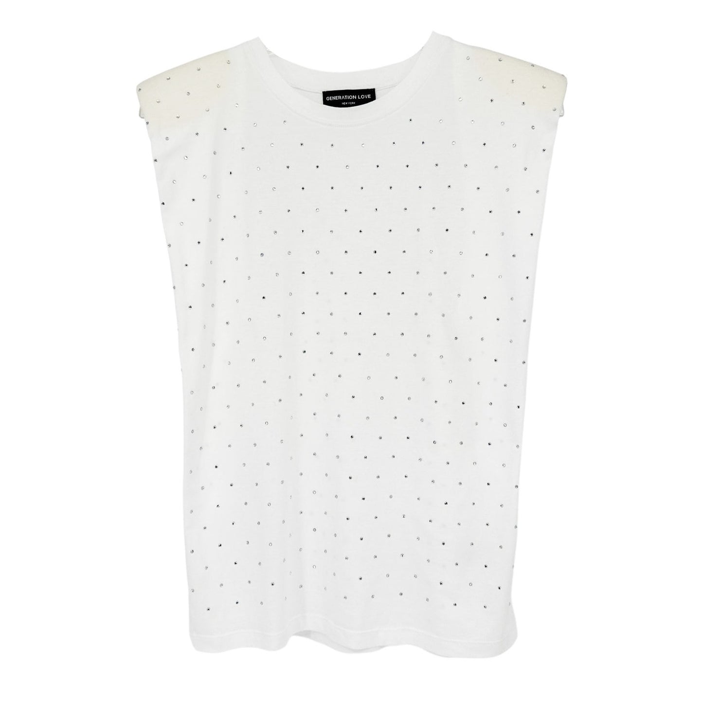 GENERATION LOVE Lex Crystal Embellished Tank S
